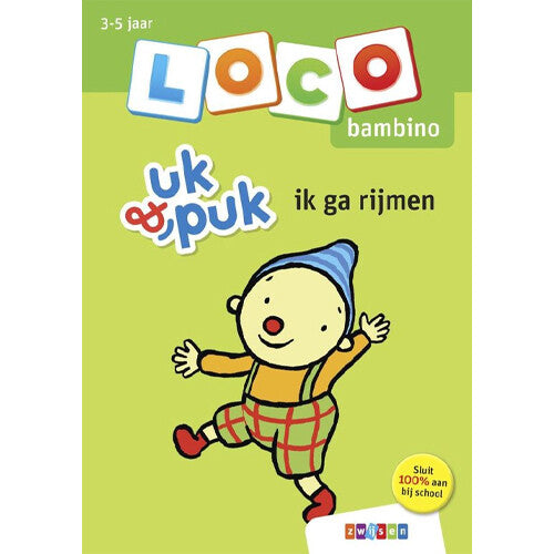 Uitgeverij zwijsen loco bambino uk & puk - ik ga rijmen