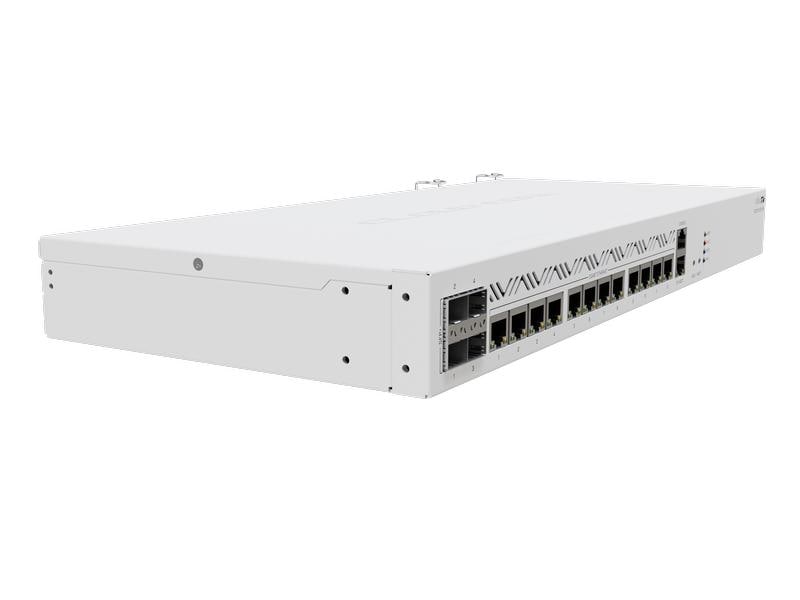 MikroTik Router CCR2116-12G-4S Vergessen Sie CPU-Beschränkungen in 10G-Setups mit diesem leistungsstarken 16-Core-ARM-CPU-basierten CCR. Doppelte Leistung im Vergleich zu unserem vorherigen CCR mit 36 Kernen, 6-mal schnellere BGP-Leistung. Enthält ei