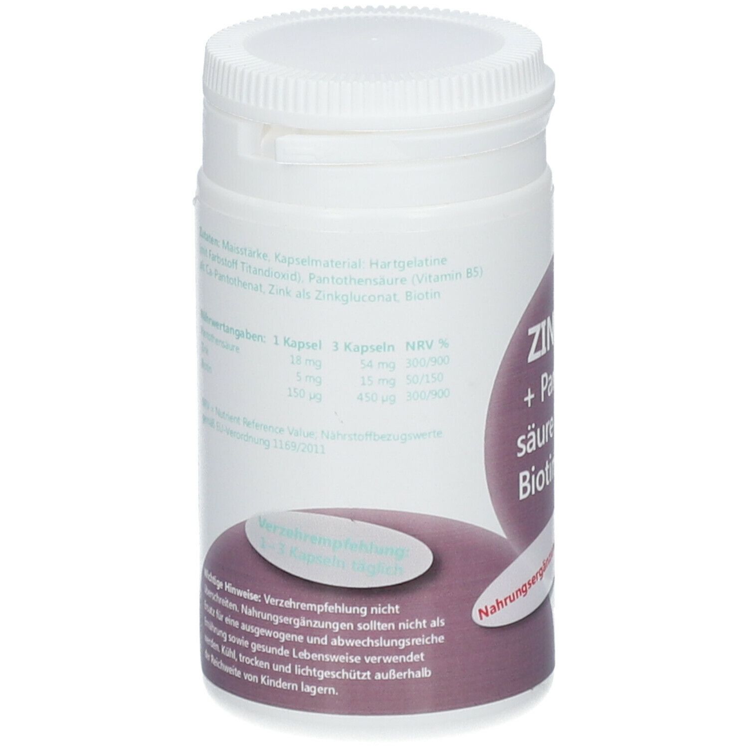 MediFit Zink 5 mg + Pantothensäure + Biotin