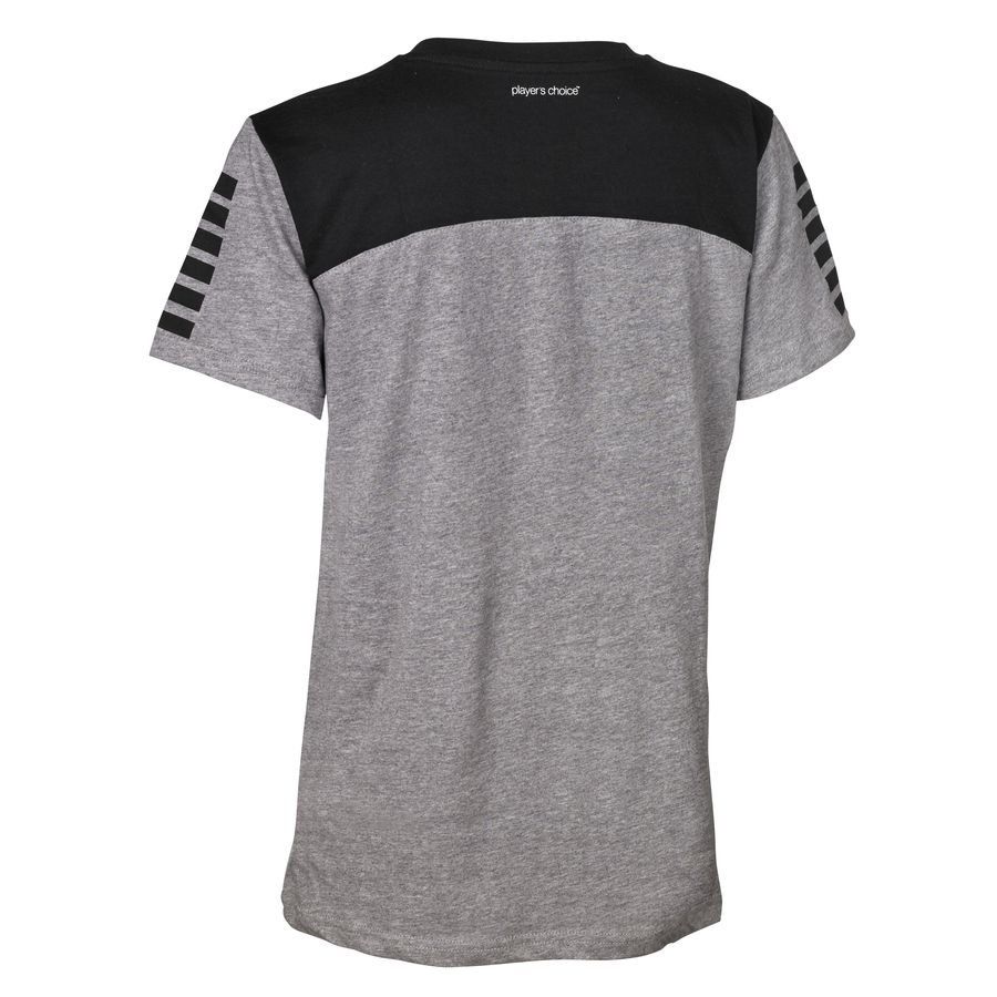 Select T-Shirt Oxford - Gris/Noir Femme