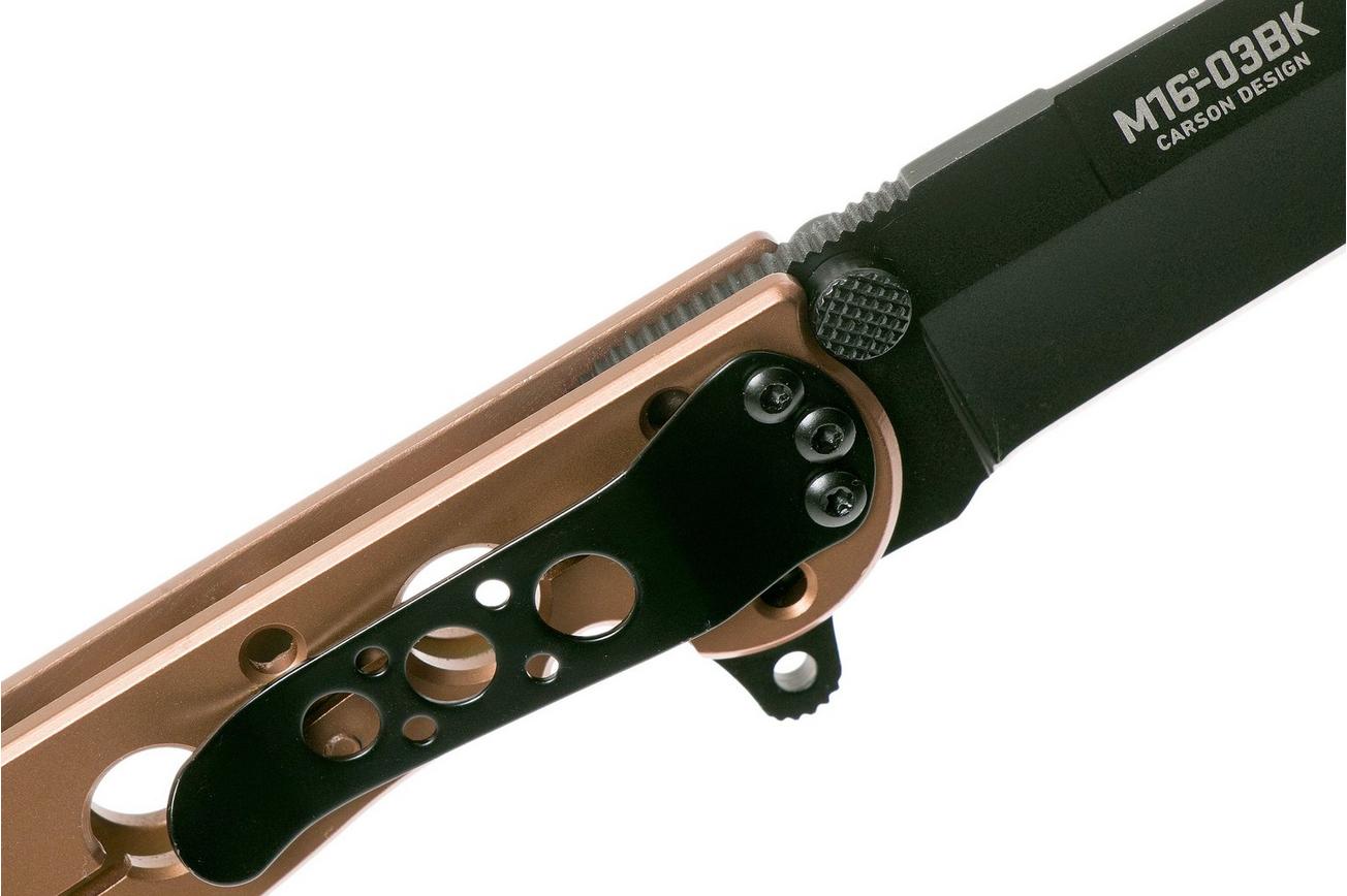 CRKT M16-03BK Bronze zakmes, Kit Carson design