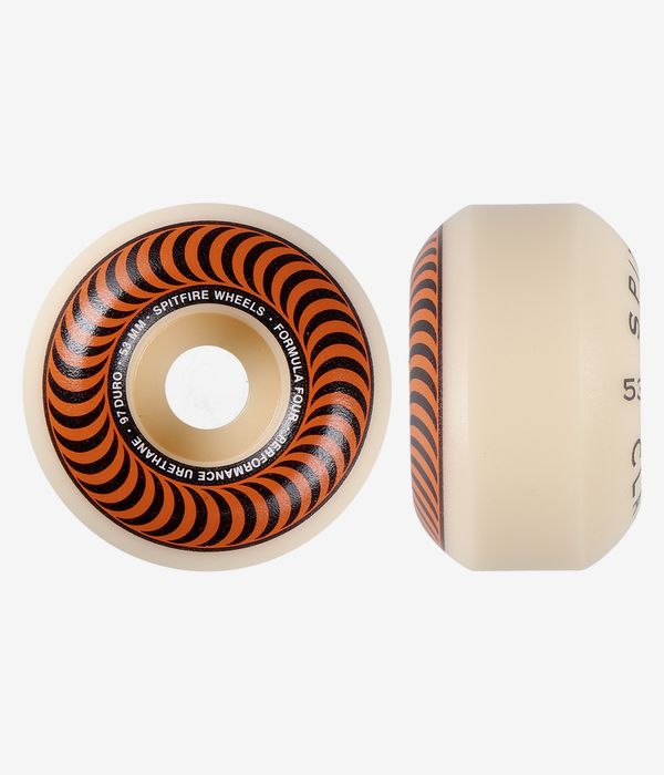 Spitfire Formula Four Classic Rollen (natural orange) 53 mm 97A 4er Pack