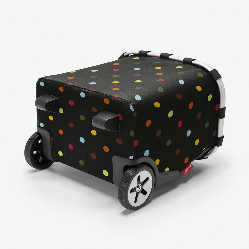 (40l) Carrycruiser Einkaufstasche Trolley Shopping Einkaufswagen mit Rollen   Schultergurt (OE7009) - Dots