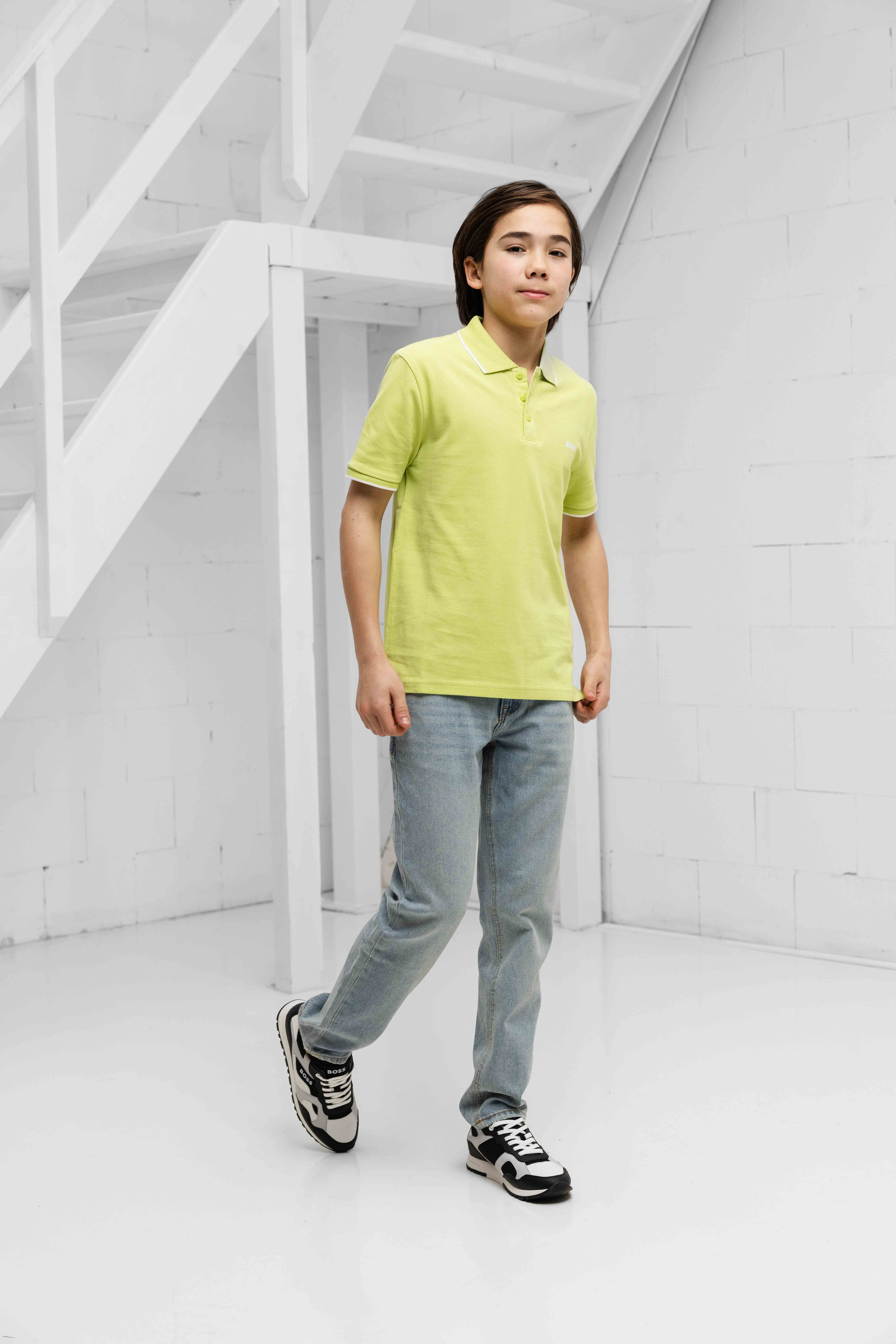 Hugo Boss Polo Kids Lichtgroen