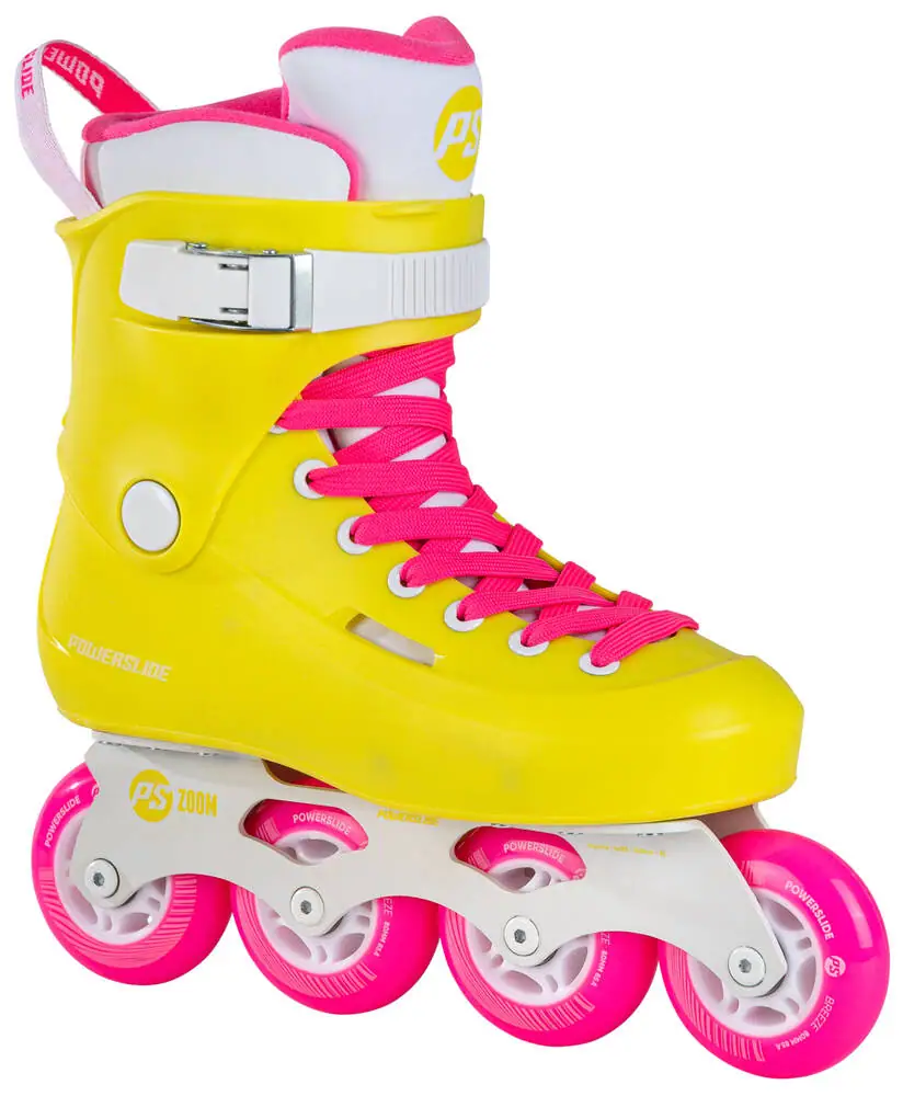 Powerslide Zoom Neon Yellow 80 Freeskates | SkatePro