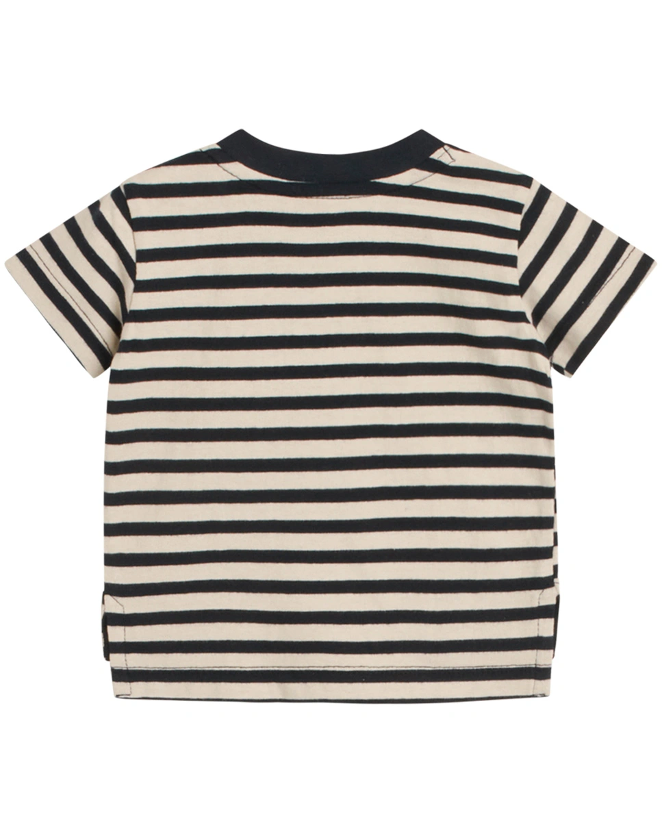 T-Shirt BJARNE gestreift in art blue