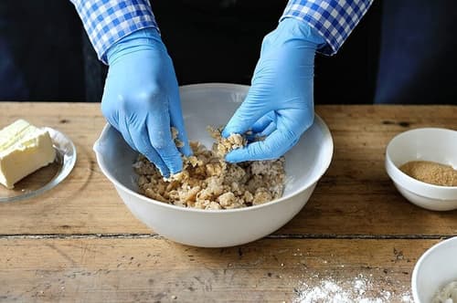Spontex Food Contact Einmalhandschuhe aus Nitril, latexfrei, 100% lebensmittelecht, Größe L, 20er Pack