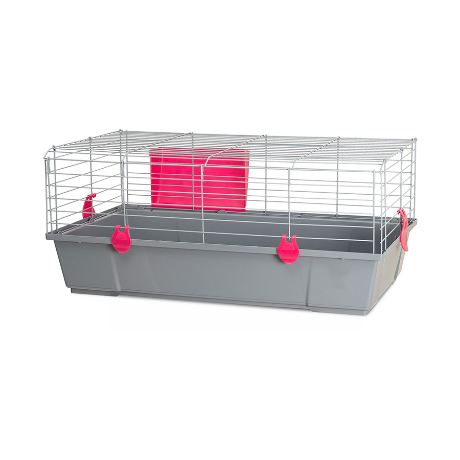 Gaiola de jardim rosa Small Life para roedores