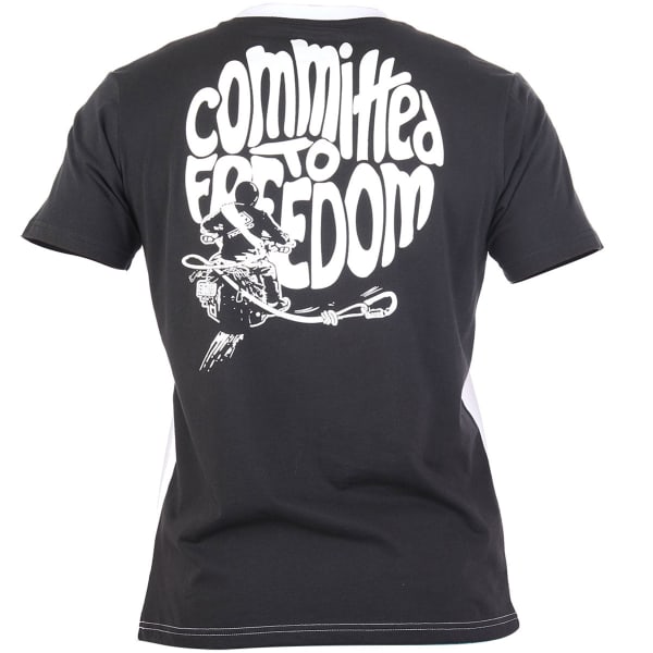 T-shirt escalade NOGRAD COMMITTED SPECIAL TSHIRT M BMACK/WHITE