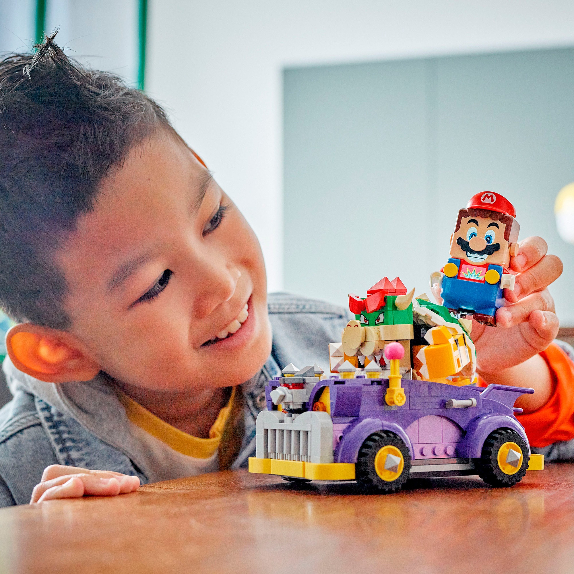LEGO Konstruktionsspielzeug Super Mario Bowsers Monsterkarre - Erweiterungsset