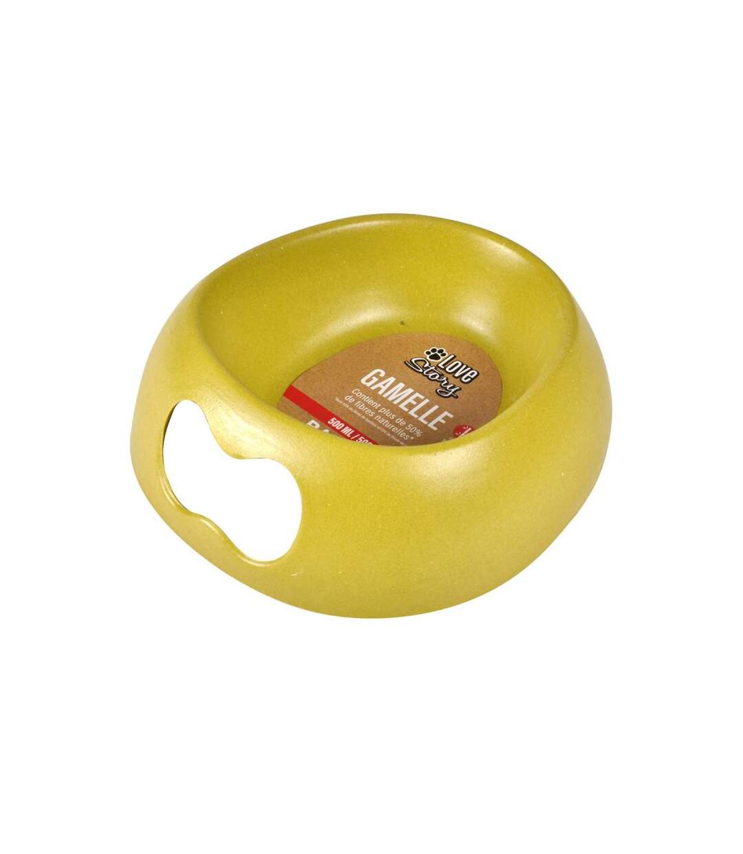 Paris Prix - Gamelle Pour Chien & Chat bambou 22cm Vert