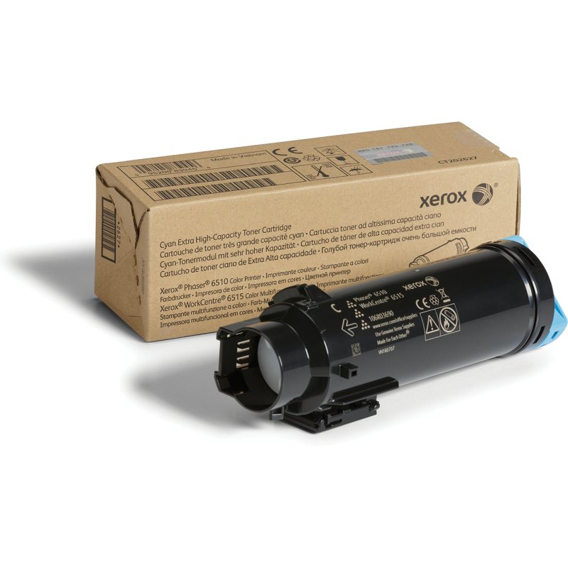 Xerox Cartouche de toner Cyan de Très haute capacité Phaser® 6510, WorkCentre® 6515 (4300 pages) - 106R03690