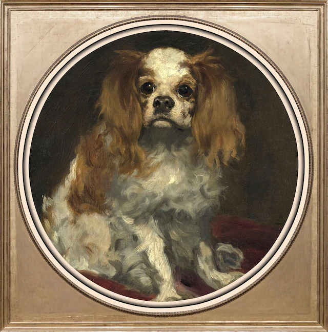 queence Acrylglasbild »Hund« Gemälde | Haustiere | Hund | Hunde | Hundebilder | Kunst Fine Art-Print in Galeriequalität