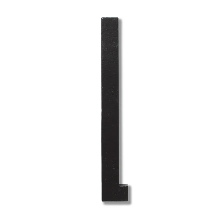 Design Letters - Wooden Letters Indoor L, schwarz