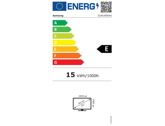 SAMSUNG - Ecran 24 pouces Full HD S24D300GAU 5ms 100Hz - LS24D300GAUXEN