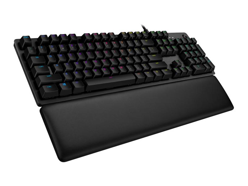 Logitech Gaming-Tastatur G513 GX Brown Carbon Mechanische Gaming-Tastatur mit RGB-Beleuchtung