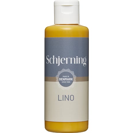 Schjerning trykfarve linoleum - okker