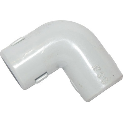 Equerre IRO - coude - 20 mm² - 100x195x30 mm - lot de 4 gris