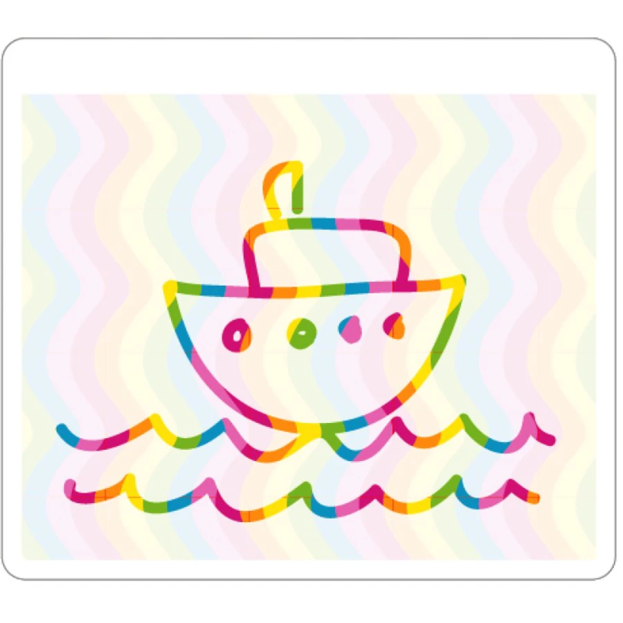 TidyTot MalenBasteln Tidy Tot Snack & Doodle Malmatte groß