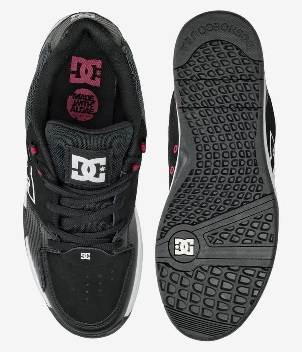 DC Versatile Schuh (black white athletic red)