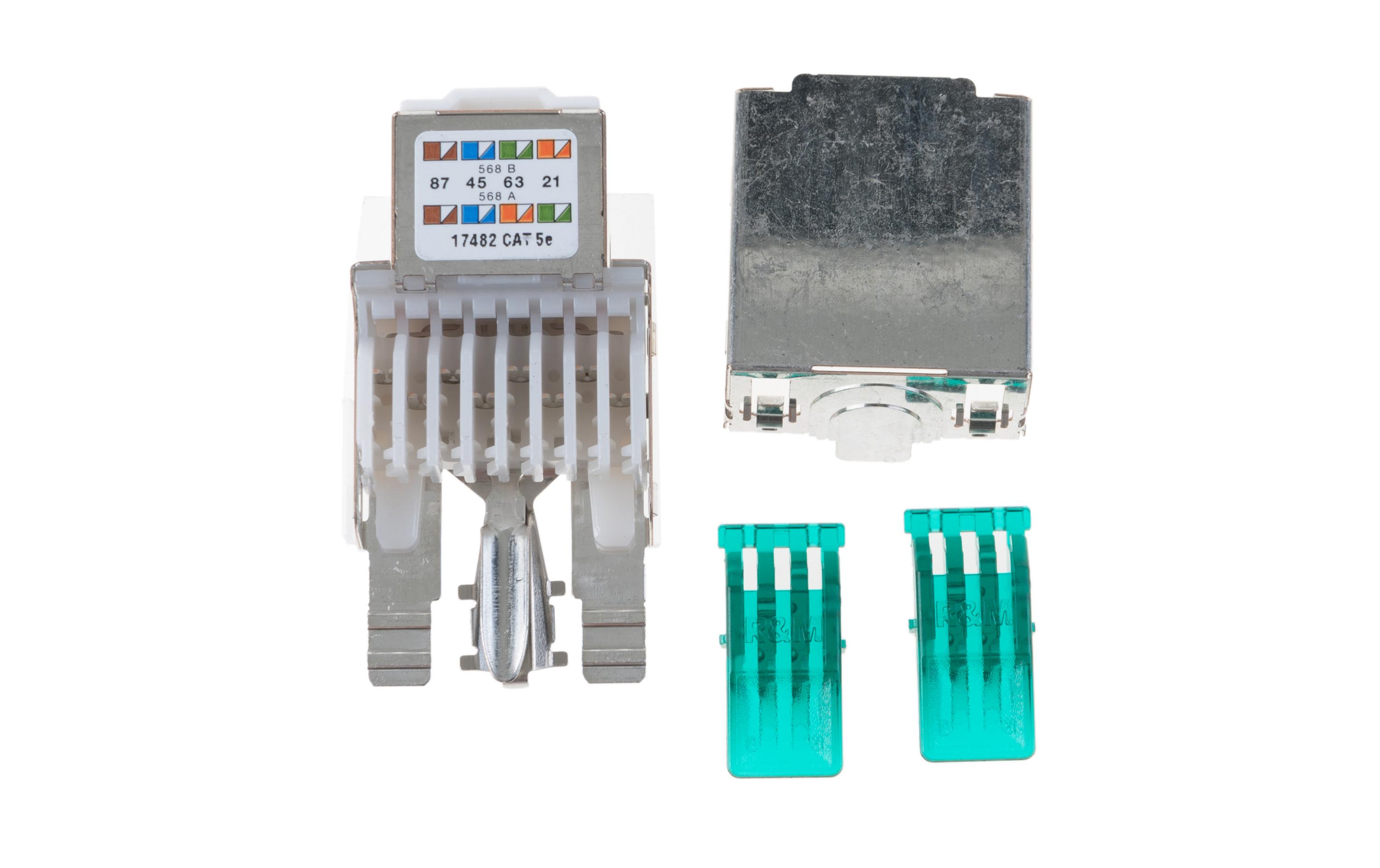 Anschlussmodul R&M freenet Cat. 5e, 1x RJ45 geschirmtR&M freenet-Modul
