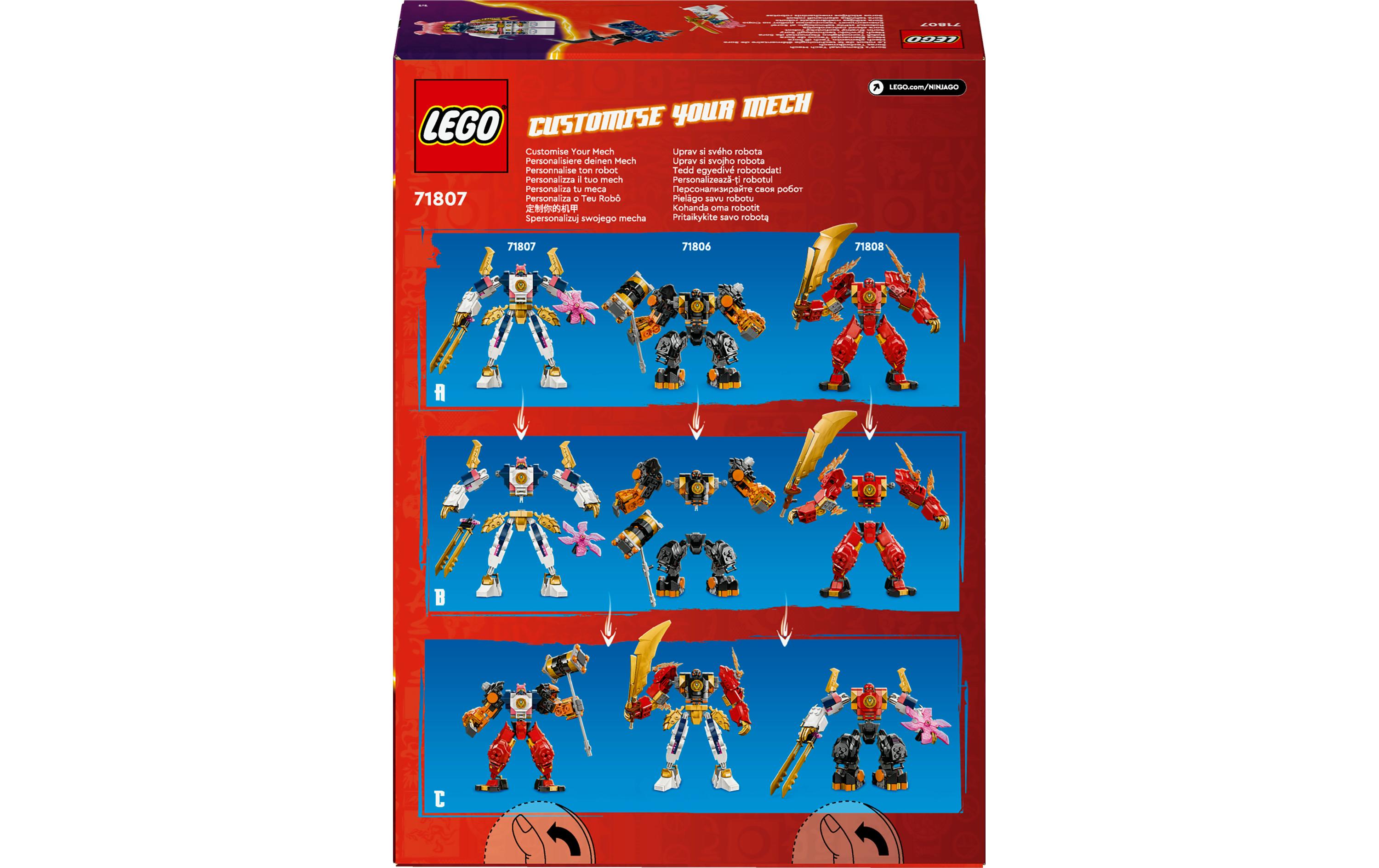 Ninjago Soras Technikmech 71807Mech-Actionfigur zum Umgestalten
