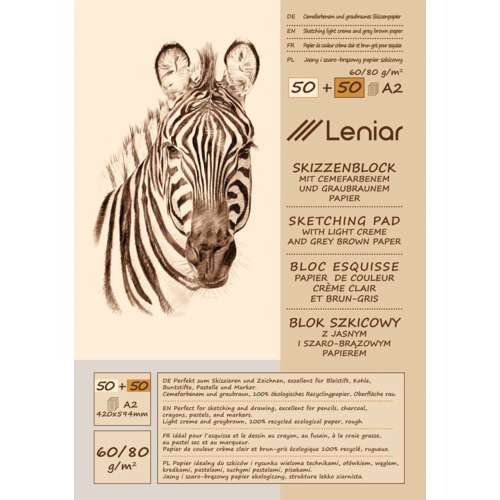 Leniar® ZEBRA Skizzenblock