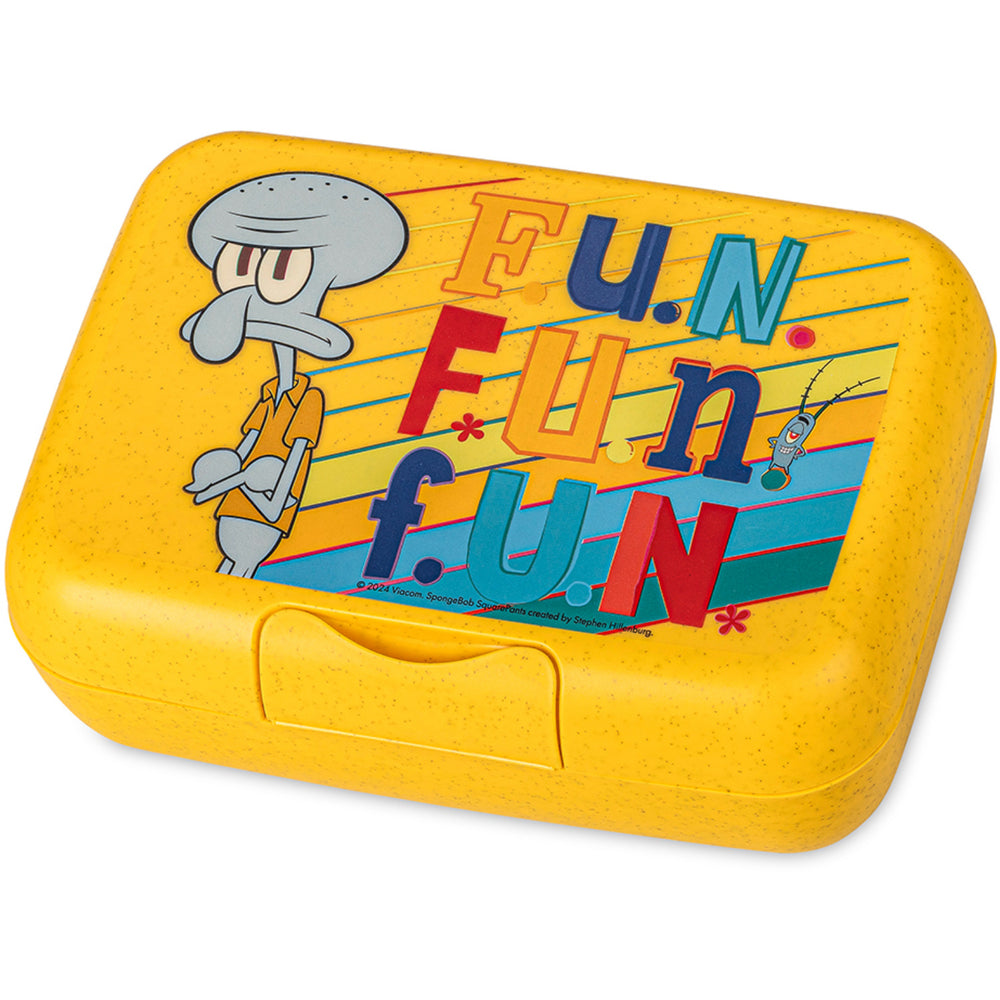 Køb Koziol Organic Honey Yellow Lunch Box Med Separation Skål Candy L Spongebob Squidward