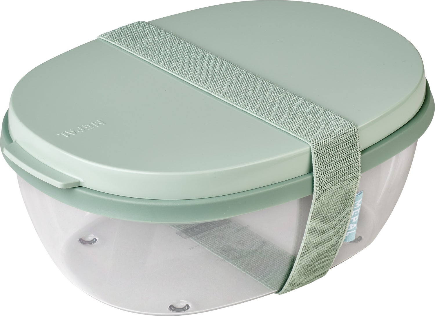 Mepal saladbox Ellipse groen 22,5 x 17,5 x 9,5 cm