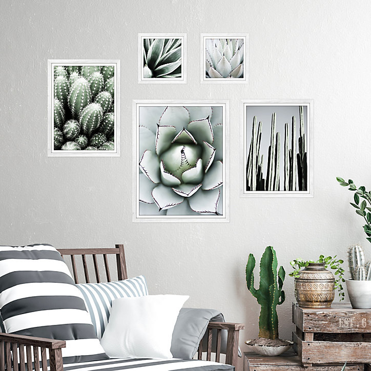 Set 5 Vinyl Way cactus Dada Art L.90 x l.60 cm