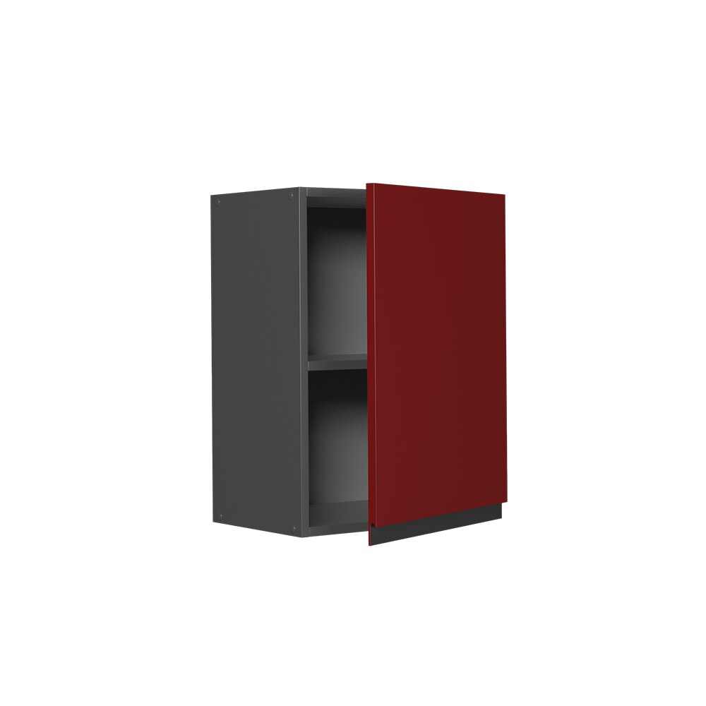 Vicco Hängeschrank Küchenschrank Küchenmöbel R-Line J-Shape Anthrazit Rot 45 cm modern