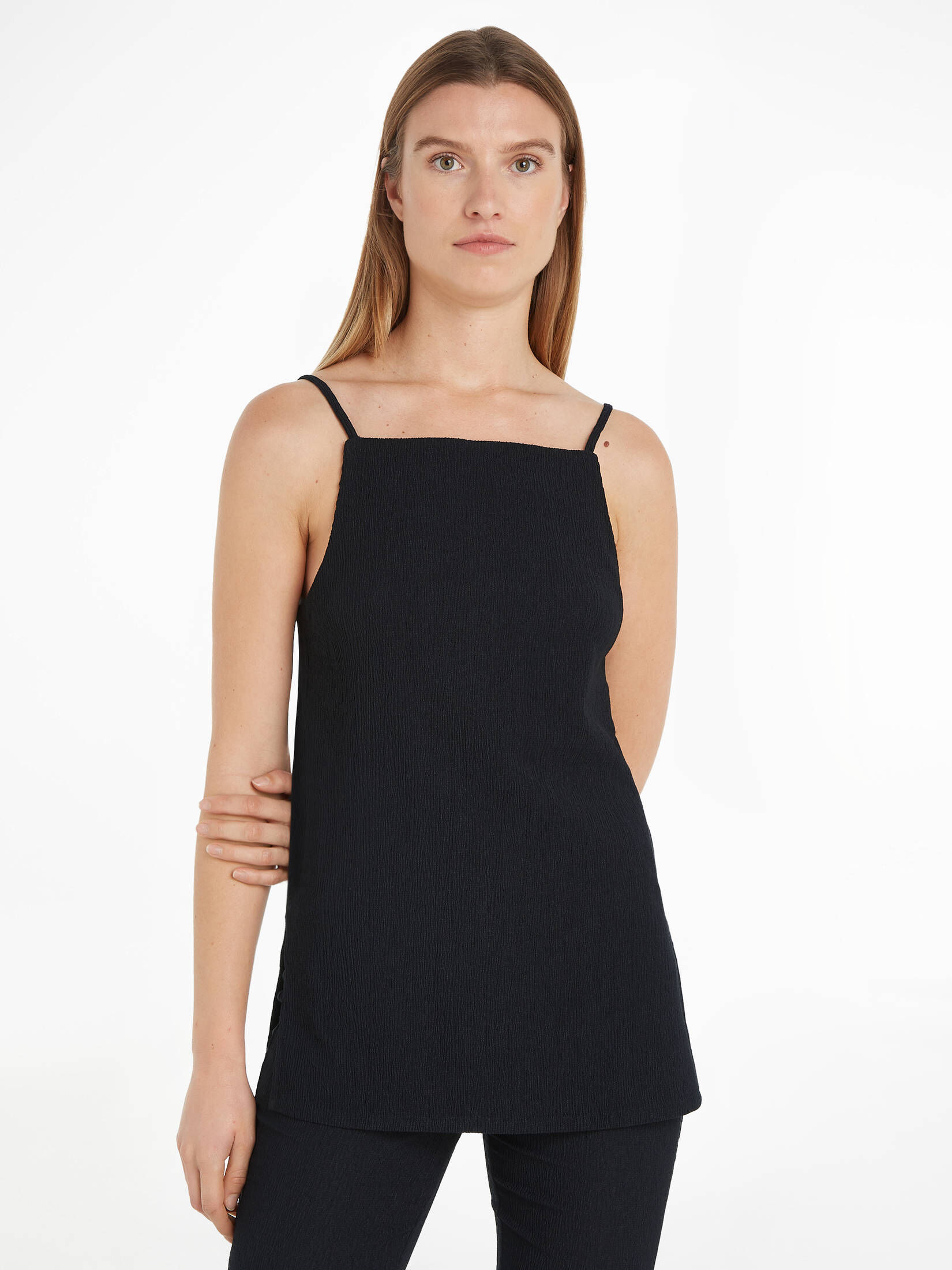 CALVIN KLEIN| Damen Top CRINKLED JERSEY CAMI TOP