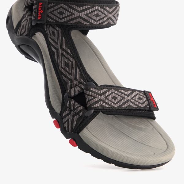 Kjelvik heren sandalen grijs/zwart