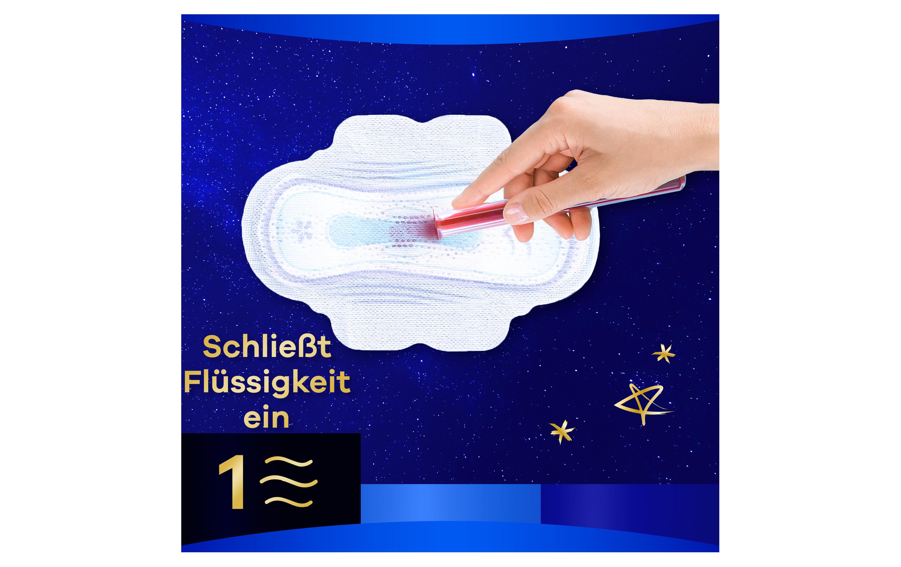 Binde mit Flügeln Ultra Secure Night Extra 64 StückHochwertige Binden mit saugfähigem Kern