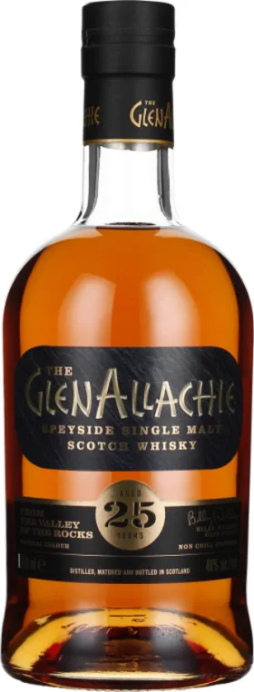 GLENALLACHIE 25 YEARS SINGLE MALT 70CL