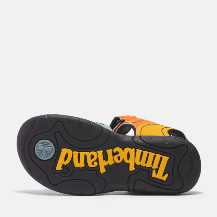 Sandale à double bride Adventure Seeker pour enfant en orange