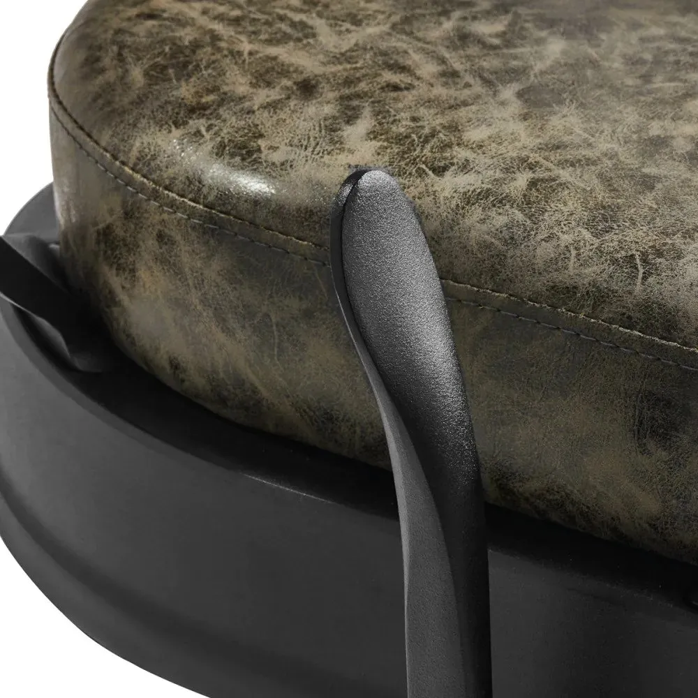 Activeshop Gabbiano barberstol President Old Leather green