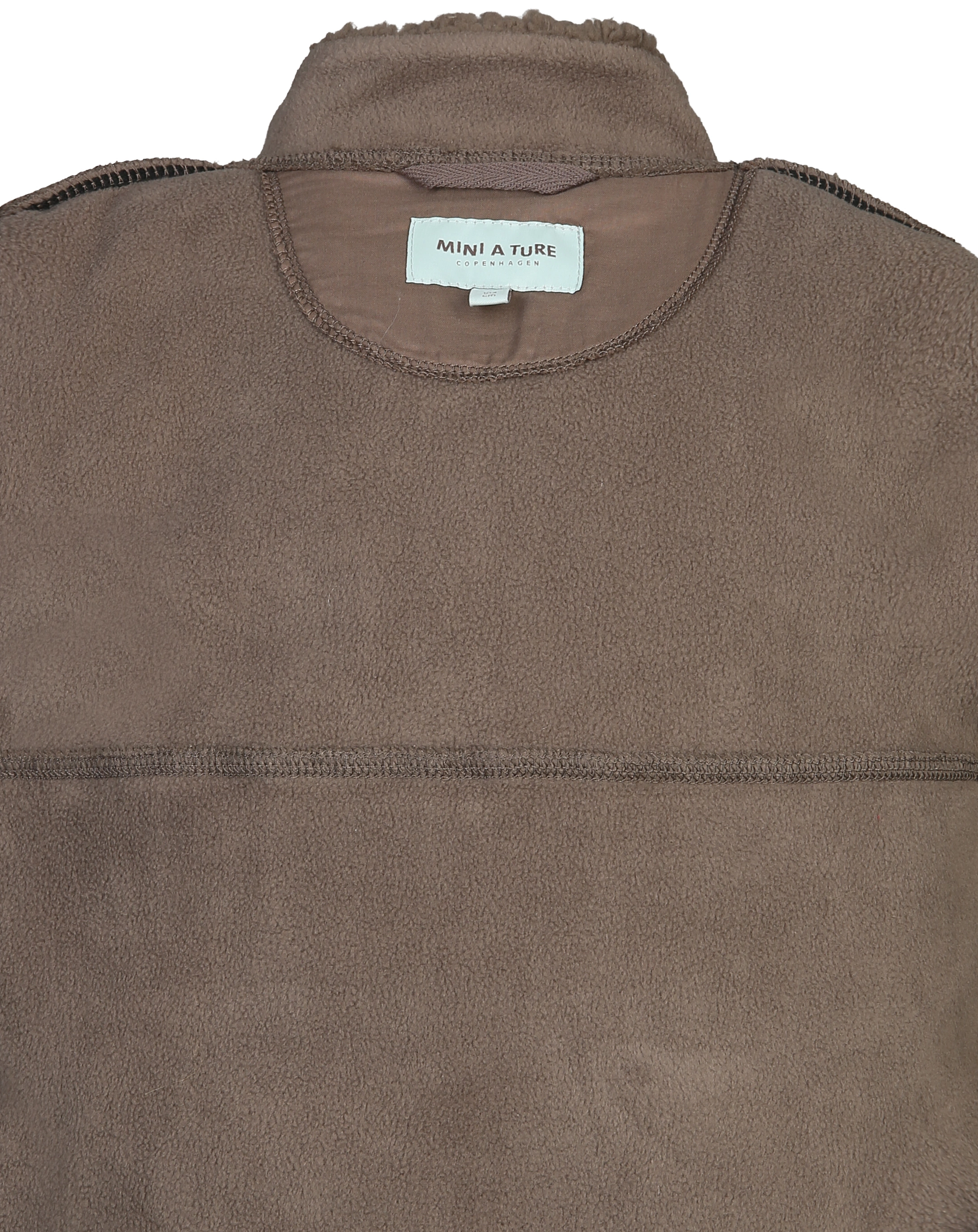 Teddyfleece-Jacke MATSALEH in morel grey
