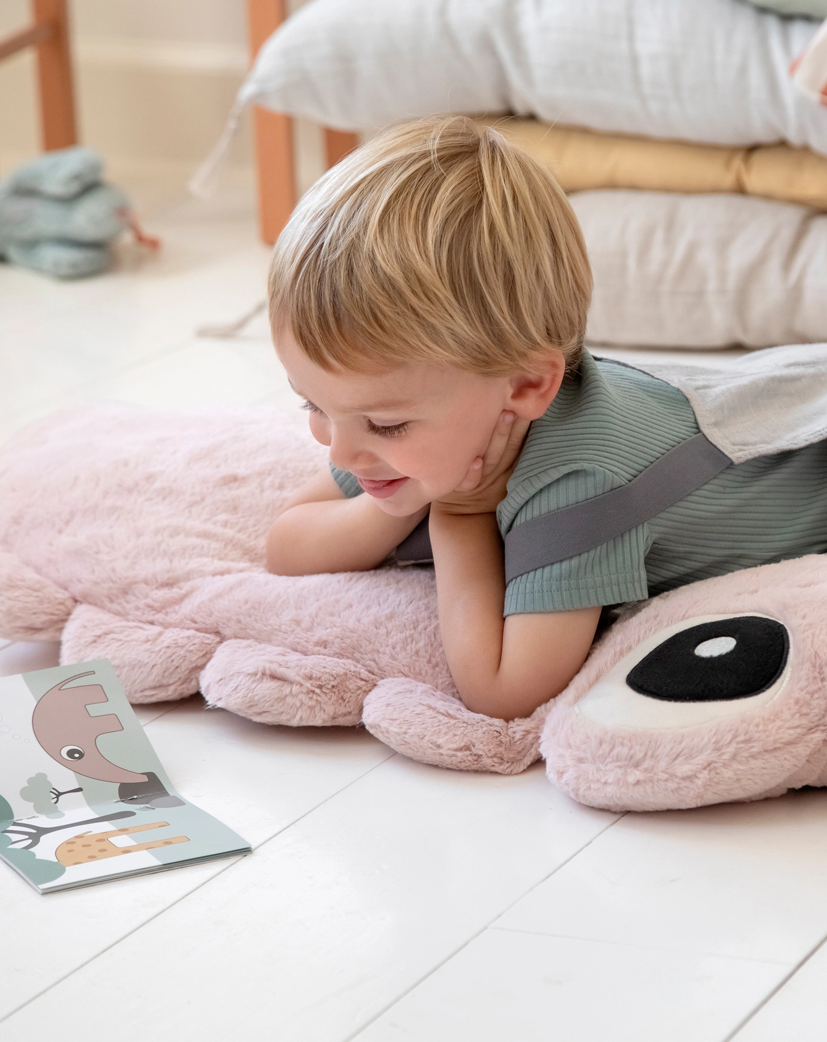 Kuscheltier CROCO (100x40) in rosa
