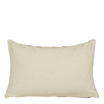 Kussen graphic golvend beige 55 x 35 cm