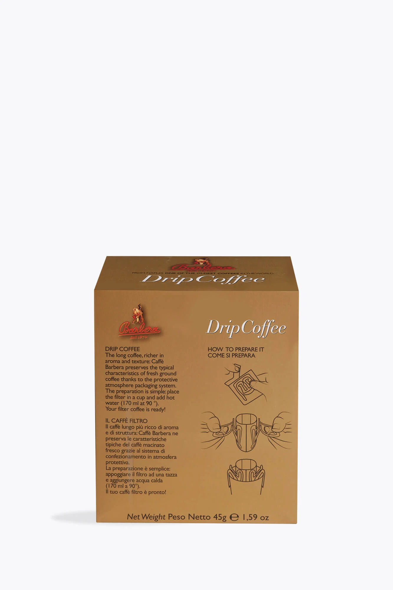 Barbera Drip Coffee 5x9g Bags