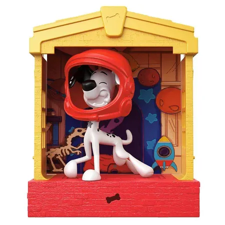 Mattel Disney Das Haus der 101 Dalmatiner Dylan mit Hundehütte Figur