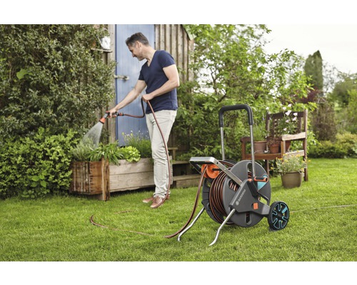 GARDENA CleverRoll L Easy slangenwagen, antraciet