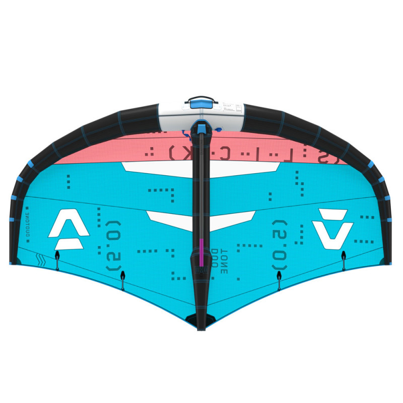 AILE DE WINGSURF DUOTONE SLICK 2024 TURQUOISE/CORAL