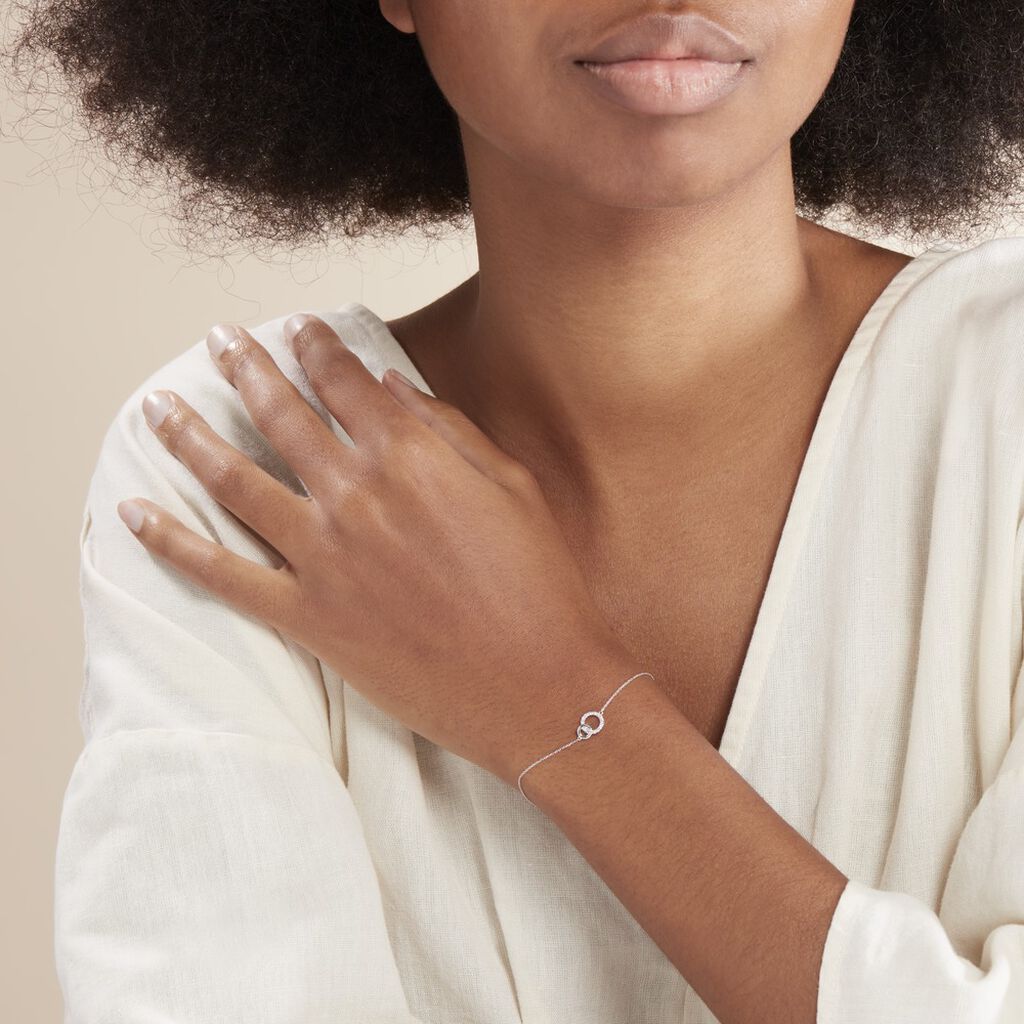 Bracelet Mahaut Or Blanc Diamant