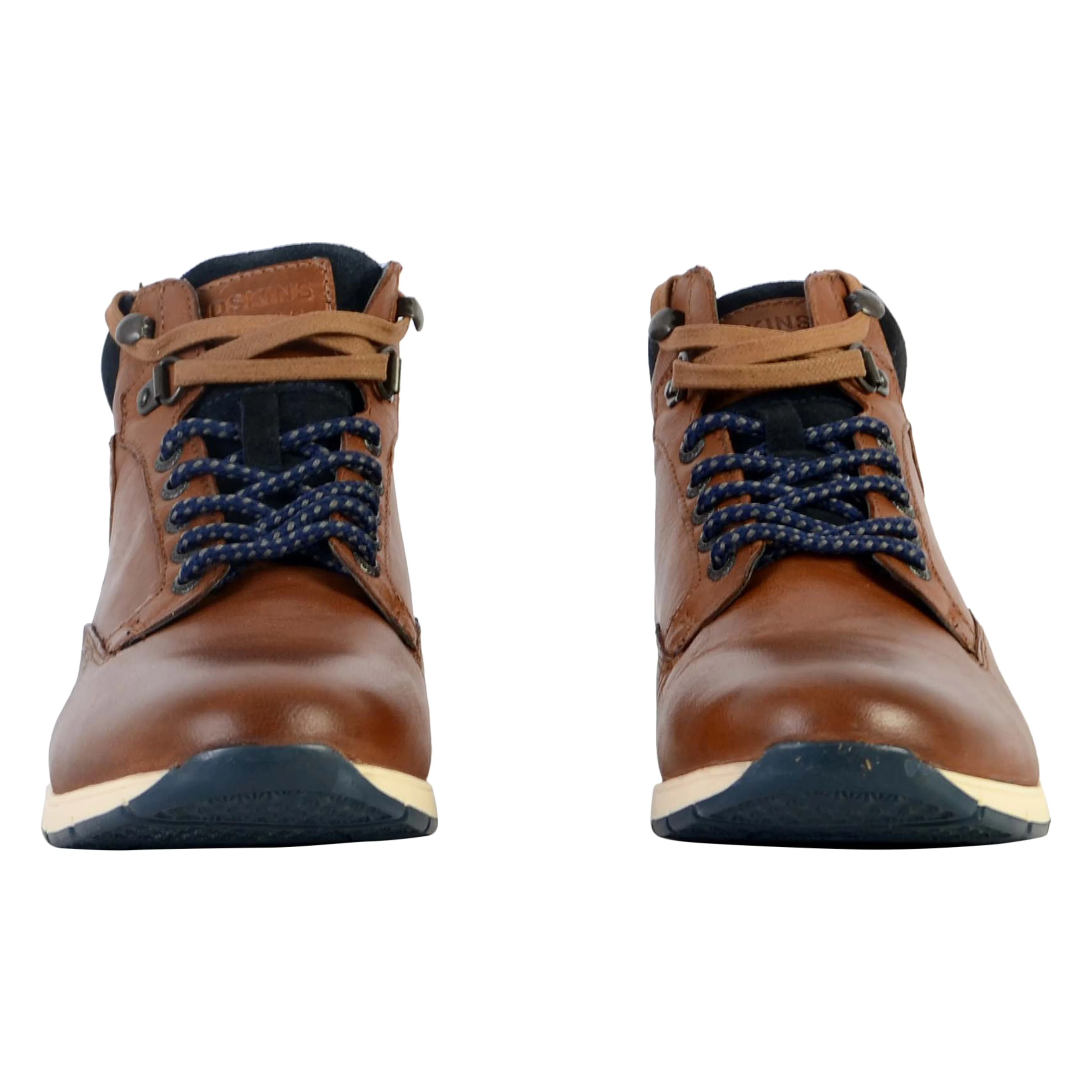 Baskets montantes en cuir Sadily | Marron
