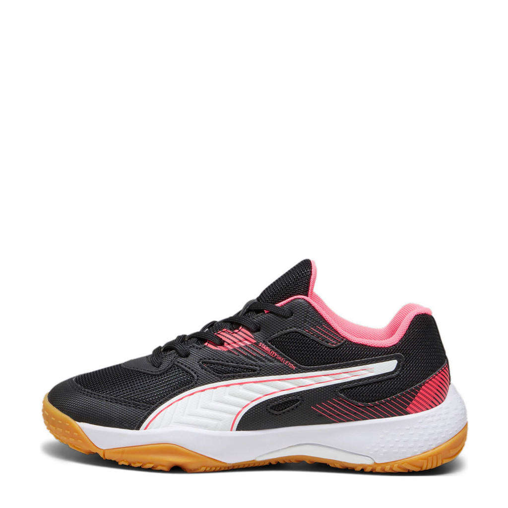 Puma Solarflash Jr II junior voetbalschoenen zwart/wit/rood