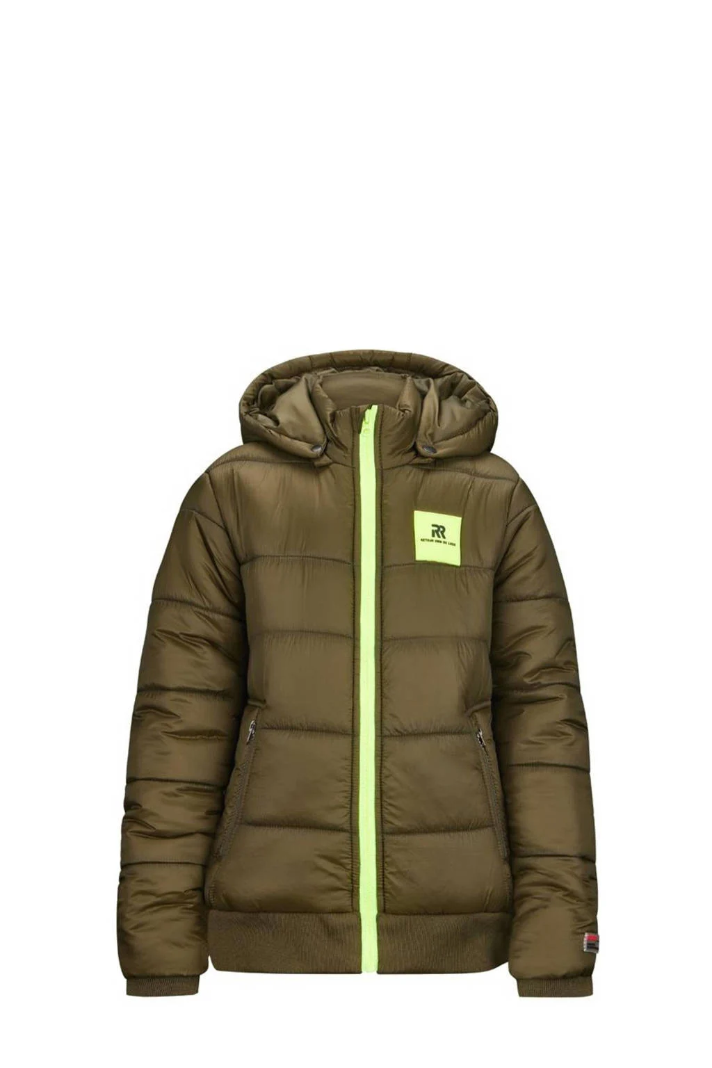 Retour Jeans gewatteerde winterjas Alrik army groen