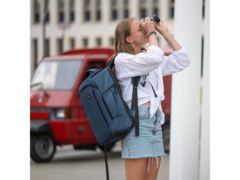 Dörr Fotorucksack Prag Go Blau Bester Schutz für Ihr Equipment und optimalen Tragekomfort