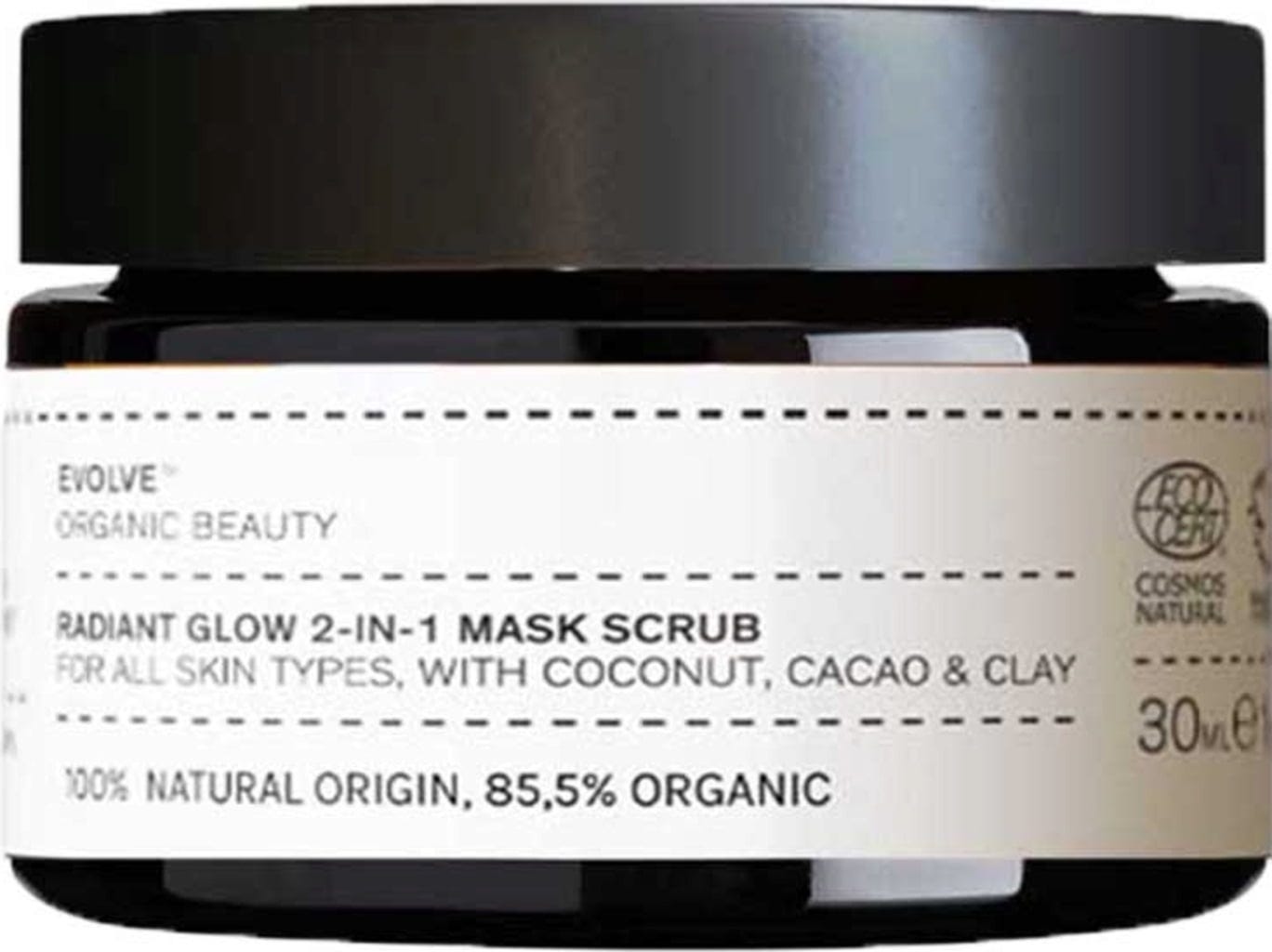 Evolve Organic Beauty  Radiant Glow Two-in-One Mask, 30 ml
